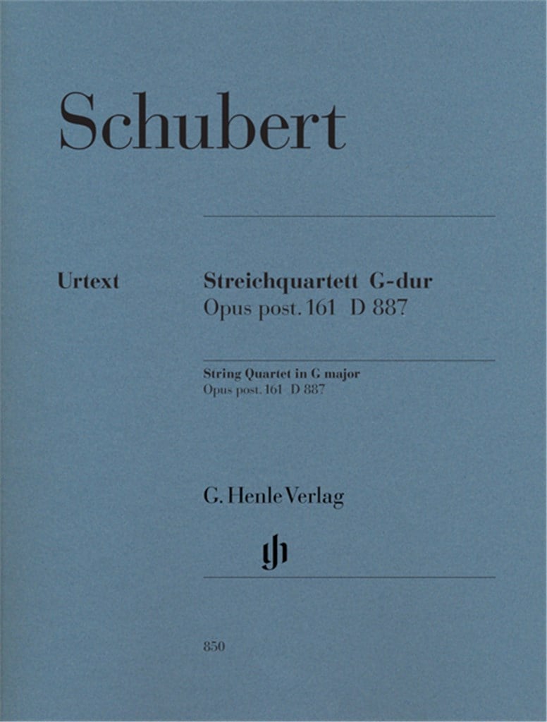 Steirquartett G Dur Op Post 161 D 887